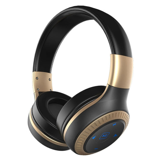 ZEALOT B20 Stereo Wired Wireless Bluetooth 4.0 Subwoofer Headset with 3.5mm Universal Audio Cable Jack & HD Microphone, For Mobile Phones & Tablets & Laptops(Gold) - Headset & Headphone by ZEALOT | Online Shopping South Africa | PMC Jewellery | Buy Now Pay Later Mobicred