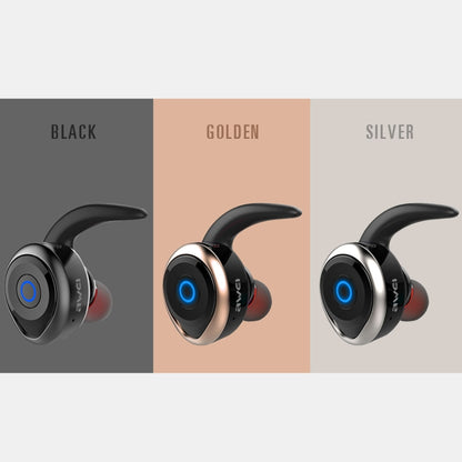 AWEI T1 Sports Headset IPX4 Waterproof Wireless Bluetooth V4.2 Stereo Earphone, Support TWS(Black) - TWS Earphone by awei | Online Shopping South Africa | PMC Jewellery | Buy Now Pay Later Mobicred