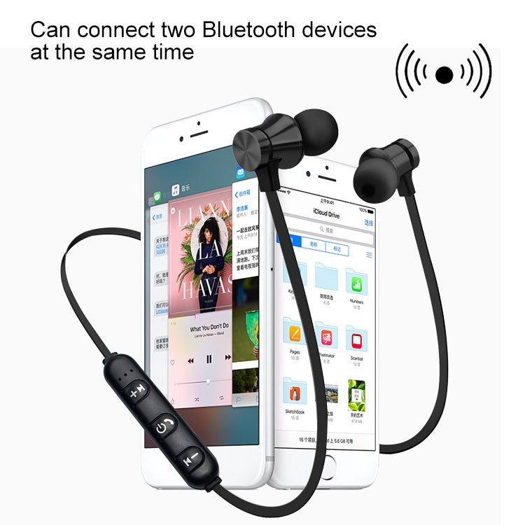 XT11 Magnetic In-Ear Wireless Bluetooth V4.2 Earphones(Gold) - Neck-mounted Earphone by PMC TechLife | Online Shopping South Africa | PMC TechLife