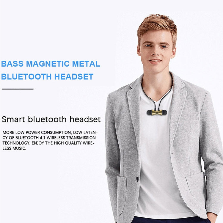 XT11 Magnetic In-Ear Wireless Bluetooth V4.2 Earphones(Silver) - Neck-mounted Earphone by PMC Jewellery | Online Shopping South Africa | PMC Jewellery