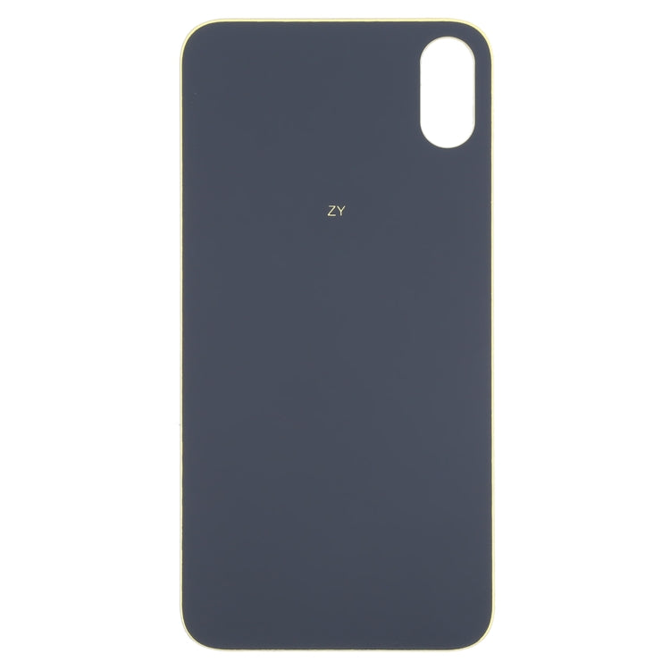 Easy Replacement Big Camera Hole Glass Back Battery Cover for iPhone X / XS(Yellow) - free shipping - PMC TechLife - Order now!