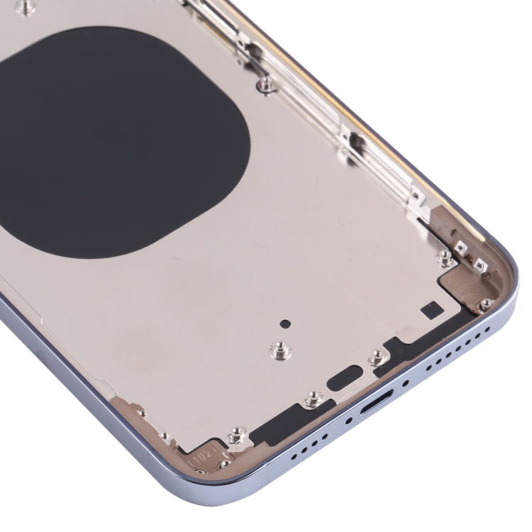 Back Housing Cover with Appearance Imitation of iP13 Pro Max for iPhone XS Max(Blue) - Back Cover by PMC TechLife | Online Shopping South Africa | PMC TechLife