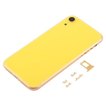 Back Housing Cover with Camera Lens & SIM Card Tray & Side Keys for iPhone XR(Yellow) - Back Cover by PMC Jewellery | Online Shopping South Africa | PMC Jewellery