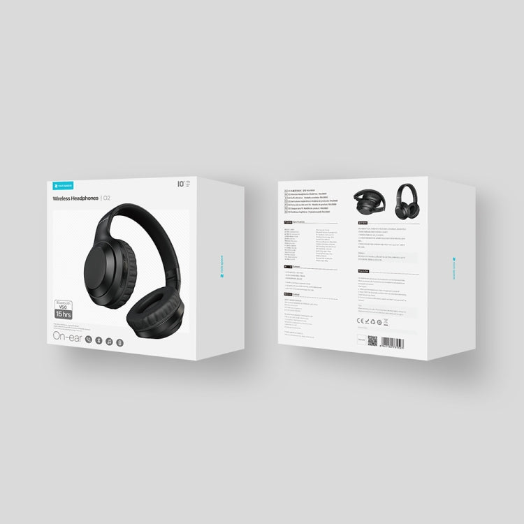 ROCK Space O2 HiFi Bluetooth 5.0 Wireless Headset with Mic, Support TF Card(White) - free shipping - PMC TechLife - Order now!