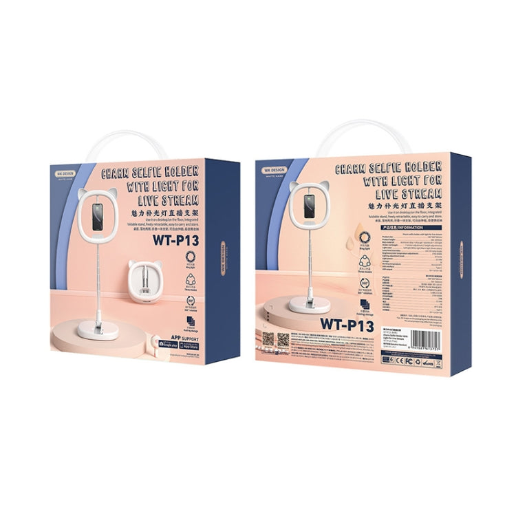 WK WT-P13 Charm Filling Light Live Holder Beauty Eye Care Filling Light (Pink) - Selfie Light by WK | Online Shopping South Africa | PMC Jewellery | Buy Now Pay Later Mobicred