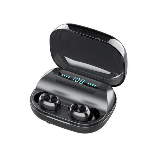 263 TWS CVC8.0 Noise Cancelling Bluetooth Earphone with Charging Box, Support Touch & Three-screen LED Battery Display & Phone Holder & Power Bank & HD Call & Voice Assistant(Black) - TWS Earphone by PMC Jewellery | Online Shopping South Africa | PMC Jewellery