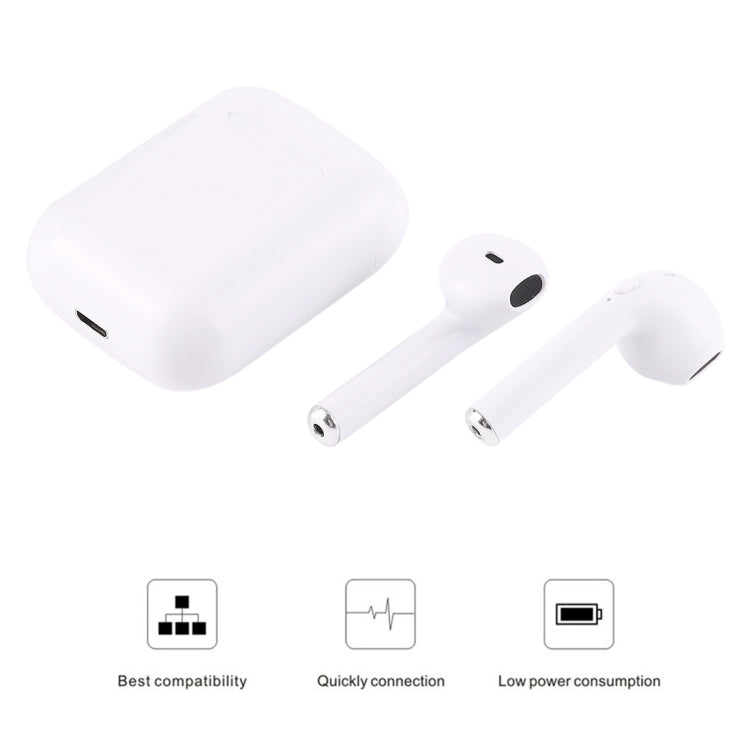 i11-TWS Bluetooth V5.0 Wireless Stereo Earphones with Magnetic Charging Box, Compatible with iOS & Android(White) - TWS Earphone by PMC Jewellery | Online Shopping South Africa | PMC Jewellery