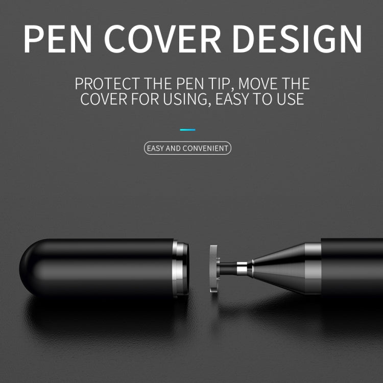 JOYROOM JR-BP560 Excellent Series Portable Universal Passive Disc Head Capacitive Pen with Replaceable Refill(Silver) - Stylus Pen by JOYROOM | Online Shopping South Africa | PMC TechLife