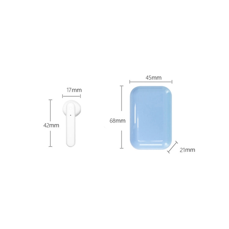 X26 TWS  Bluetooth 5.0 Wireless Touch Bluetooth Earphone with Magnetic Attraction Charging Box, Support Voice Assistant & Call(White) - TWS Earphone by PMC TechLife | Online Shopping South Africa | PMC TechLife