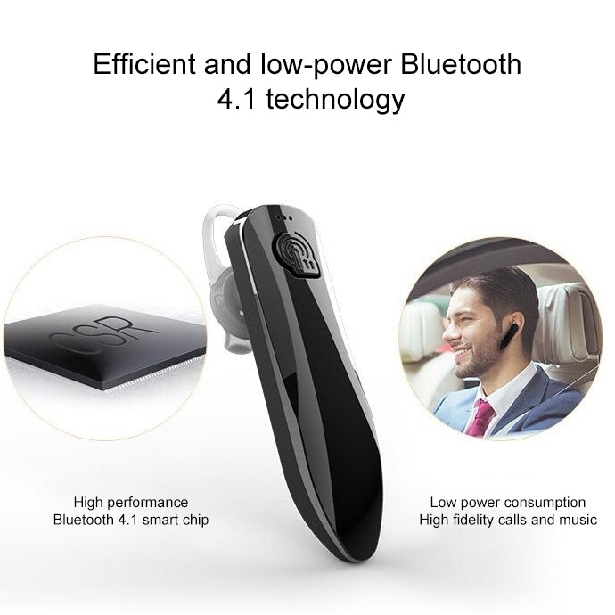J10 Bluetooth 4.1 Universal Mini Wireless Sport Vehicle Stereo Music Bluetooth Headset(Gold) - Bluetooth Earphone by PMC TechLife | Online Shopping South Africa | PMC TechLife