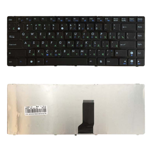 RU Keyboard for Asus K42J X43 X43B A43S A42 K42 A42J X42J K43S UL30 N42 N43 B43 U41 K43S U35J UL80(Black) - Replacement Keyboards by PMC Jewellery | Online Shopping South Africa | PMC Jewellery