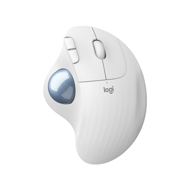 Logitech ERGO M575 Creative Wireless Trackball Mouse (White) - Wireless Mice by Logitech | Online Shopping South Africa | PMC Jewellery