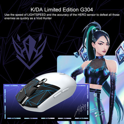 Logitech K/DA G304 LIGHTSPEED Wireless Gaming Mouse - Wireless Mice by Logitech | Online Shopping South Africa | PMC Jewellery | Buy Now Pay Later Mobicred