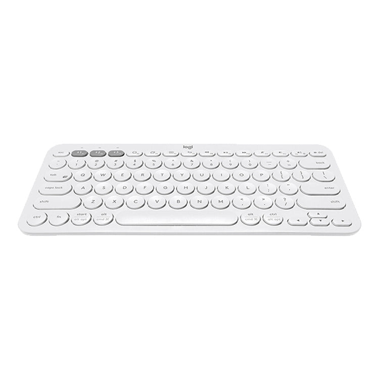 Logitech K380 Portable Multi-Device Wireless Bluetooth Keyboard (White) - free shipping - PMC TechLife - Order now!