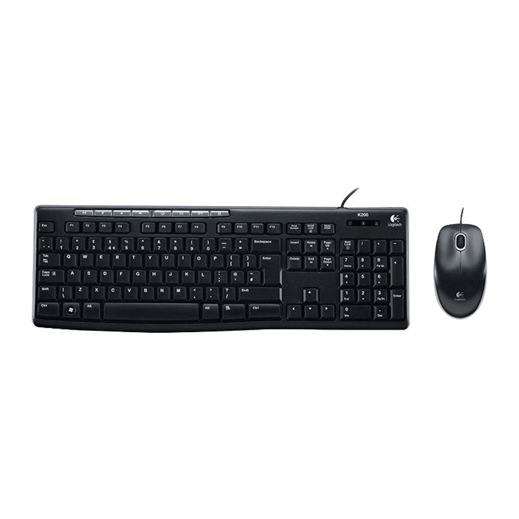 Logitech MK200 Wired Keyboard Mouse Set - free shipping - PMC TechLife - Order now!