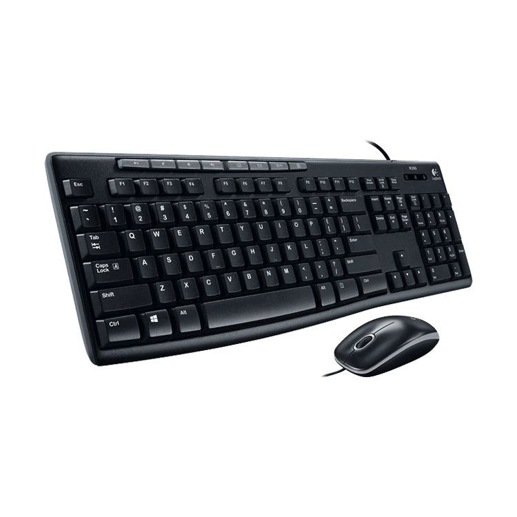 Logitech MK200 Wired Keyboard Mouse Set - free shipping - PMC TechLife - Order now!