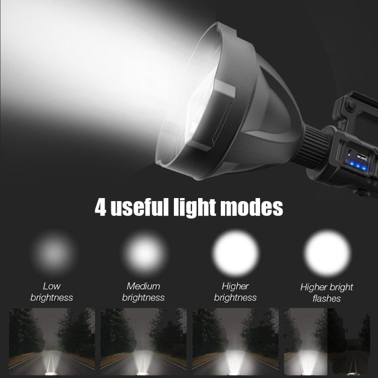 W590 P50 10W Rechargeable Strong LED Flashlight 4-Modes Outdoors Searchlight with Tripod - LED Flashlight by PMC TechLife | Online Shopping South Africa | PMC TechLife