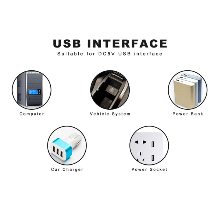 12 LEDs Double Sided Stackable USB Light(Warm White) - free shipping - PMC TechLife - Order now!