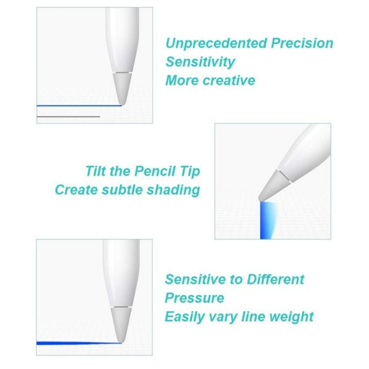 Replacement Pencil Tips for Apple Pencil 1 / 2(White) - Pencil Accessories by PMC TechLife | Online Shopping South Africa | PMC TechLife | Buy Now Pay Later Mobicred