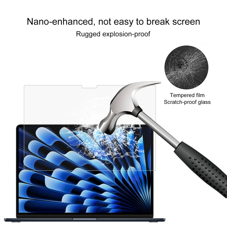 For MacBook Air 15.3 inch A2941 2023 25pcs 9H Explosion-proof Tempered Glass Film - Screen Protectors by PMC Jewellery | Online Shopping South Africa | PMC Jewellery