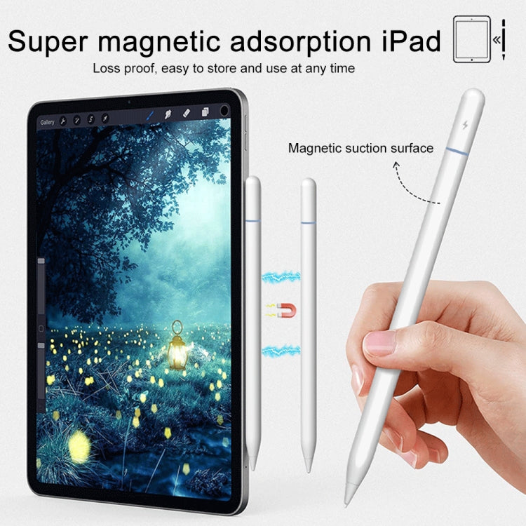 P8 Active Capacitive Stylus Pen with Palm Rejection for iPad After 2018 Version (White) - Stylus Pen by PMC Jewellery | Online Shopping South Africa | PMC Jewellery