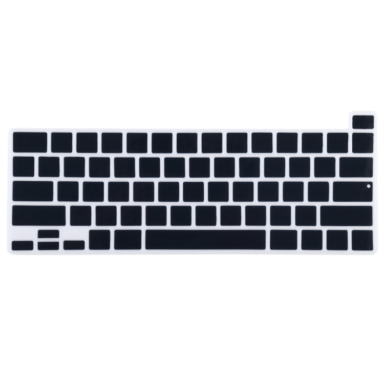 Dustproof Silicone Laptop Keyboard Protective Film for MacBook Pro 13.3 inch 2022 (Black) - Keyboard Protector by PMC Jewellery | Online Shopping South Africa | PMC Jewellery