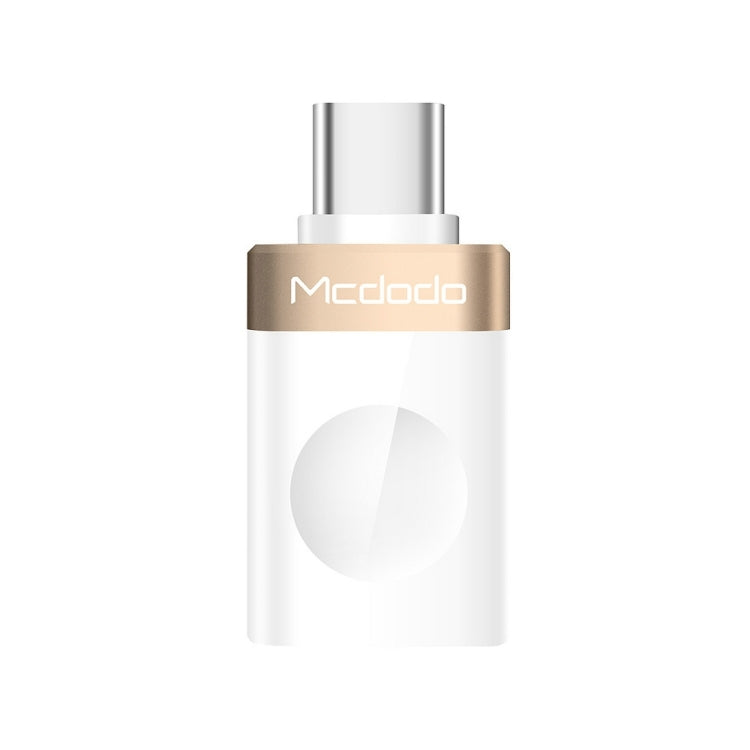 Mcdodo OT-1942 USB-C / Type-C to USB 3.0 AF Data Transmission Charging OTG Adapter(Gold) - OTG Adapter by Mcdodo | Online Shopping South Africa | PMC TechLife | Buy Now Pay Later Mobicred