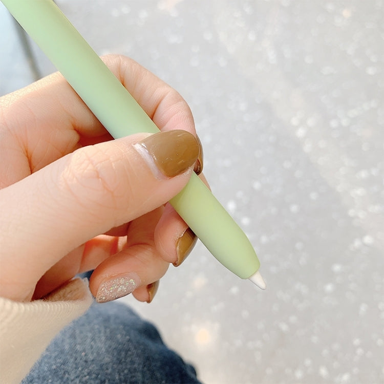 Cute Cartoon Silicone Protective Cover for Apple Pencil 2(Green) - Pencil Accessories by PMC TechLife | Online Shopping South Africa | PMC TechLife