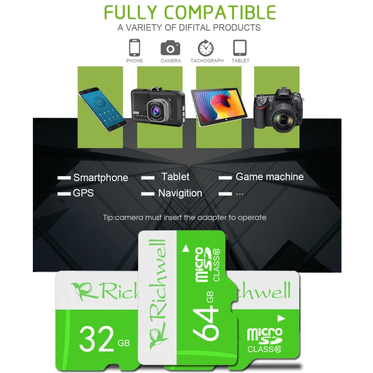 Richwell 32GB High Speed Class 10 Micro SD(TF) Memory Card - Micro SD Card by Richwell | Online Shopping South Africa | PMC TechLife | Buy Now Pay Later Mobicred