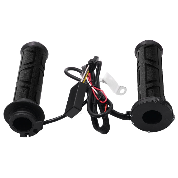 WUPP CS-095D1 Motorcycle Modified Adjustable Temperature Silicone Universal Electric Heating Hand Cover Heated Grip Handlebar(Black) - Grips by WUPP | Online Shopping South Africa | PMC Jewellery | Buy Now Pay Later Mobicred