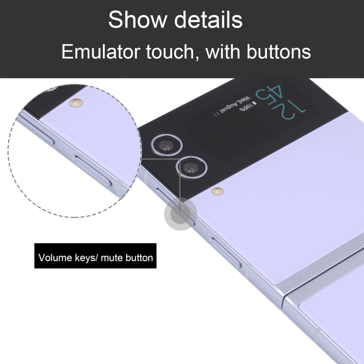 For Samsung Galaxy Z Flip4 Black Screen Non-Working Fake Dummy Display Model (Purple) - free shipping - PMC TechLife - Order now!