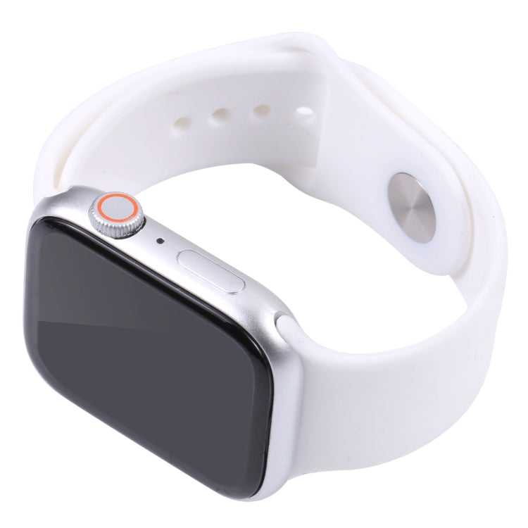 For Apple Watch Series 8 45mm Black Screen Non-Working Fake Dummy Display Model(White) - Watch Model by PMC Jewellery | Online Shopping South Africa | PMC Jewellery