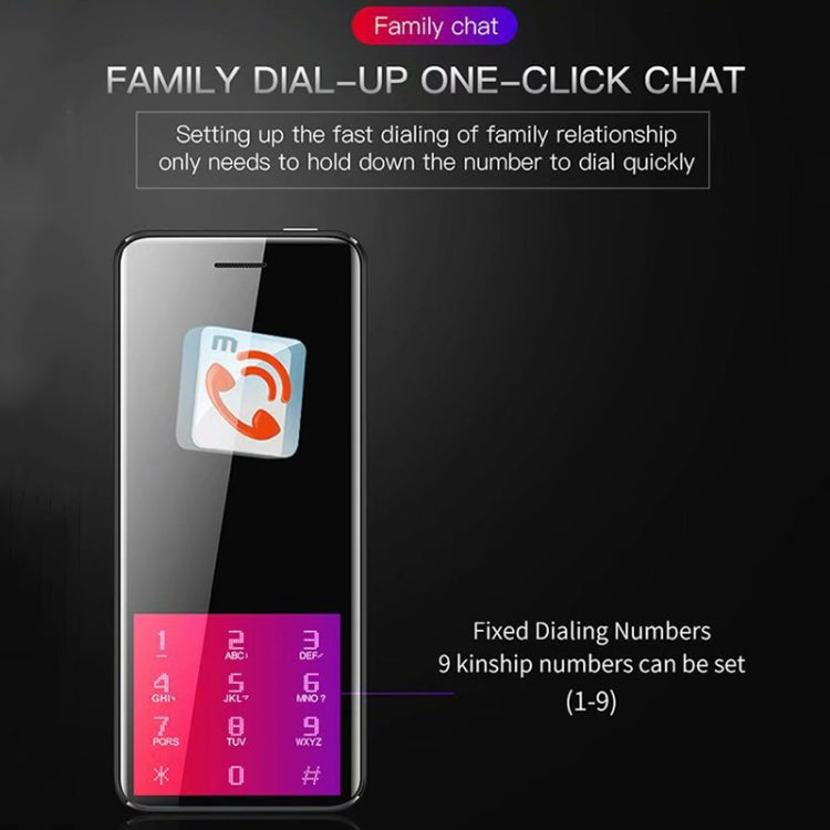 SATREND S10 Card Mobile Phone, 2.4 inch Touch Screen, MTK6261D, Support Bluetooth, FM, GSM, Dual SIM(Black) - free shipping - PMC TechLife - Order now!