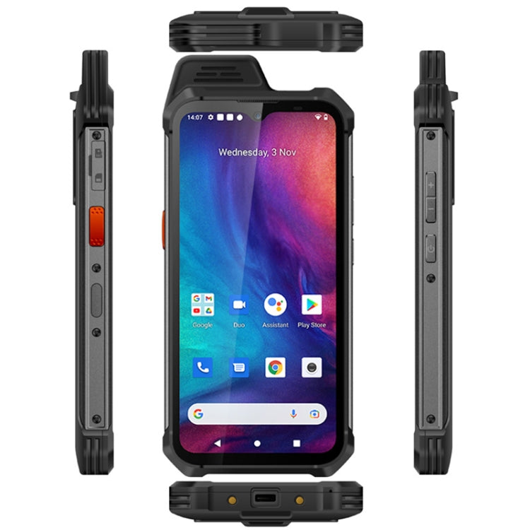 UNIWA W888 Standard Rugged Phone, 4GB+64GB, IP68 Waterproof Dustproof Shockproof, 5000mAh Battery, 6.3 inch Android 11 MTK6765 Helio P35 Octa Core up to 2.35GHz, Network: 4G, NFC, OTG(Black) - UNIWA by UNIWA | Online Shopping South Africa | PMC Jewellery