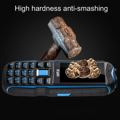 KUH T3 Rugged Phone, Dustproof Shockproof, MTK6261DA, 2400mAh Battery, 2.4 inch, Dual SIM(Black) - Others by iMAN | Online Shopping South Africa | PMC Jewellery | Buy Now Pay Later Mobicred