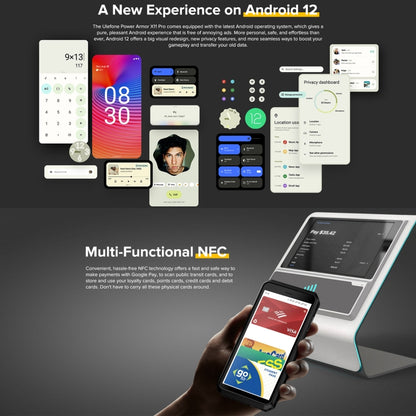 [HK Warehouse] Ulefone Power Armor X11 Pro Rugged Phone, 4GB+64GB, IP68/IP69K Waterproof Dustproof Shockproof, Dual Back Cameras, Face Unlock, 5.45 inch Android 12 MediaTek Helio G25 MT6762VWB Octa Core up to 2.0GHz, Network: 4G, NFC, OTG(Black) - Ulefone by Ulefone | Online Shopping South Africa | PMC Jewellery