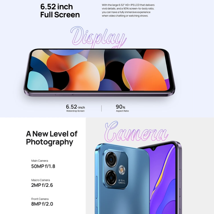 [HK Warehouse] Ulefone Note 16 Pro, 8GB+512GB, Dual Back Cameras, Face ID & Side Fingerprint Identification, 4400mAh Battery, 6.52 inch Android 13 Unisoc T606 Octa Core up to 1.6GHz, Network: 4G, Dual SIM, OTG (Black) - Ulefone by PMC Jewellery | Online Shopping South Africa | PMC Jewellery