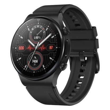 HUAWEI WATCH GT 2 Pro ECG Ver. Bluetooth Fitness Tracker Smart Watch 46mm Wristband, Kirin A1 Chip, Support GPS / ECG Monitoring(Black) - Wearable Devices by Huawei | Online Shopping South Africa | PMC Jewellery | Buy Now Pay Later Mobicred