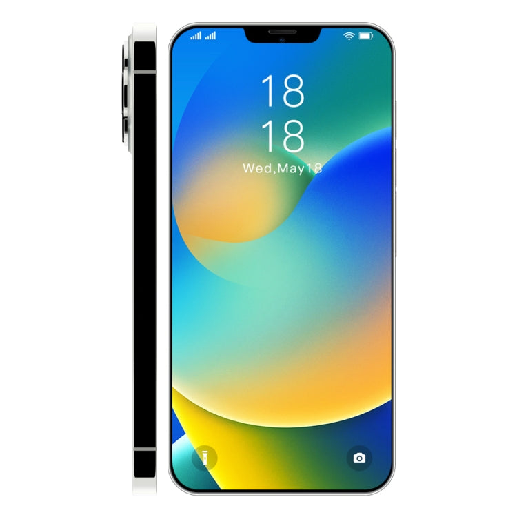 i13 ProMax, 1GB+8GB, 6.1 inch Drop Notch Screen, Face Identification, Android 6.0 MTK6580P Quad Core, Network: 3G, Dual SIM(White) -  by PMC TechLife | Online Shopping South Africa | PMC TechLife | Buy Now Pay Later Mobicred