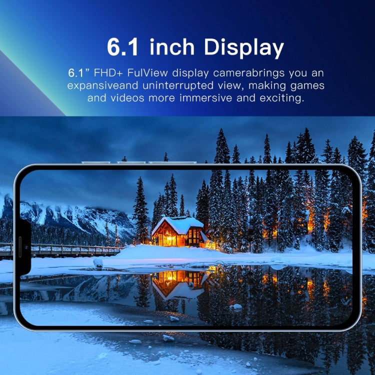 i13 ProMax, 1GB+8GB, 6.1 inch Drop Notch Screen, Face Identification, Android 6.0 MTK6580P Quad Core, Network: 3G, Dual SIM(White) -  by PMC TechLife | Online Shopping South Africa | PMC TechLife | Buy Now Pay Later Mobicred