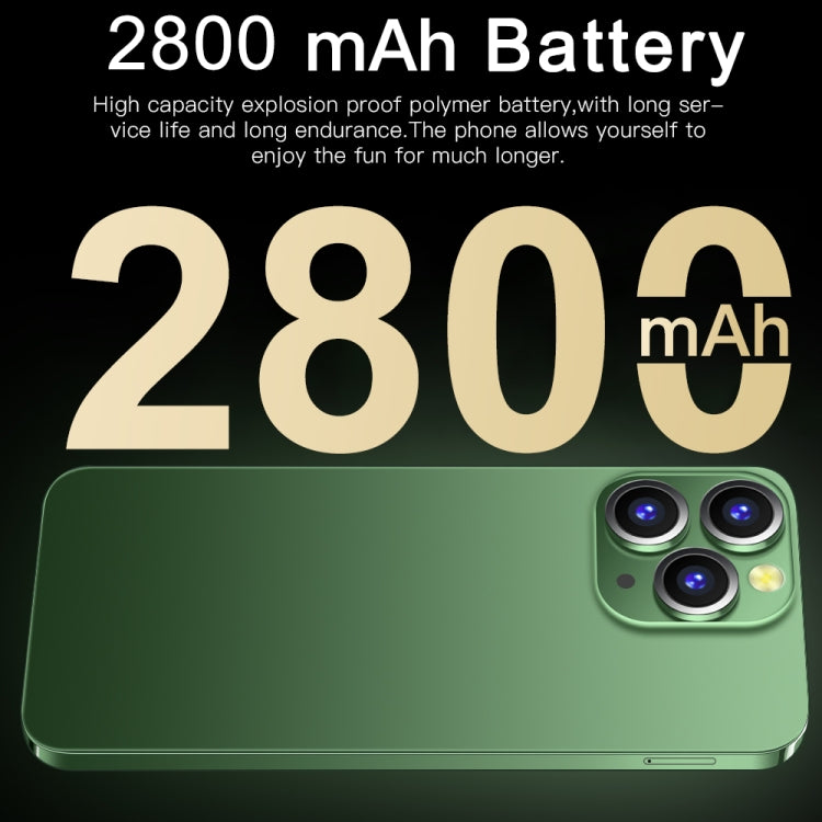 i13 ProMax, 1GB+8GB, 6.1 inch Drop Notch Screen, Face Identification, Android 6.0 MTK6580P Quad Core, Network: 3G, Dual SIM(White) -  by PMC TechLife | Online Shopping South Africa | PMC TechLife | Buy Now Pay Later Mobicred