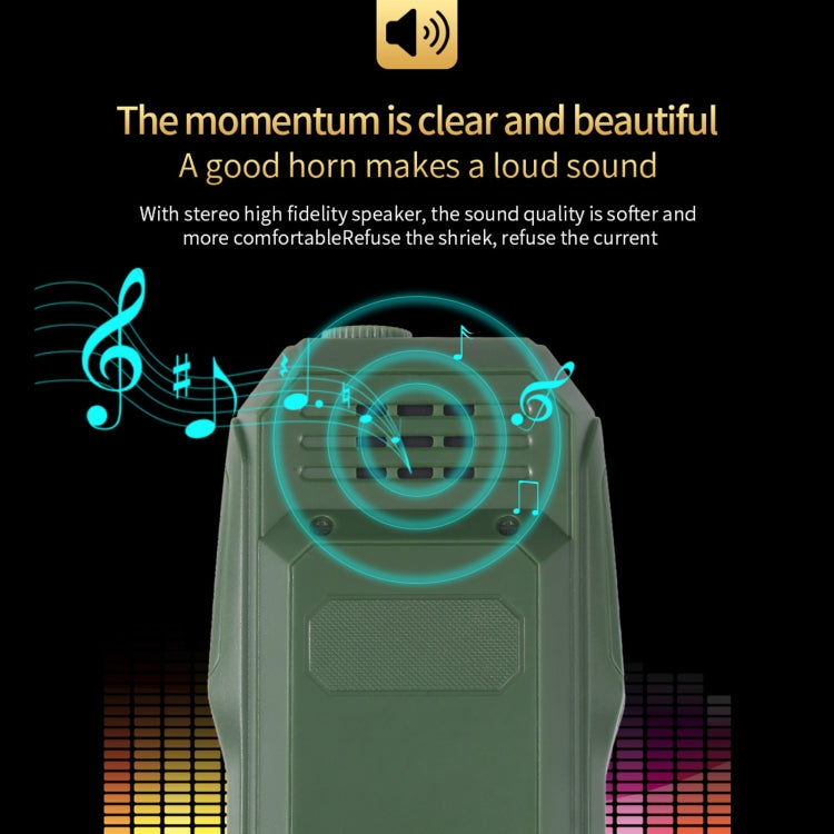 W2025 Triple Proofing Elder Phone, Waterproof Shockproof Dustproof, 5800mAh Battery, 1.8 inch, 21 Keys, LED Flashlight, Dual SIM(Green) - Others by PMC TechLife | Online Shopping South Africa | PMC TechLife | Buy Now Pay Later Mobicred