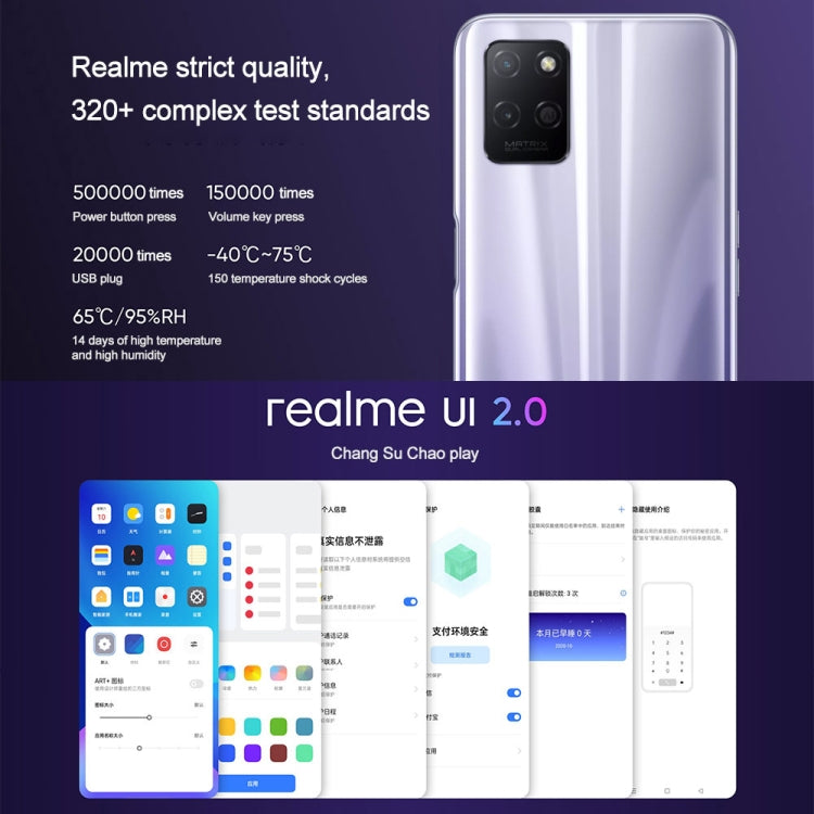 Realme V11s 5G, 4GB+128GB, Dual Back Cameras, Side Fingerprint Identification, 5000mAh Battery, 6.5 inch Realme UI 2.0 / Android 11 MediaTek Dimensity 810 Octa Core up to 2.4GHz, Network: 5G, Support Google Play (Black) - OPPO by Realme | Online Shopping South Africa | PMC Jewellery | Buy Now Pay Later Mobicred