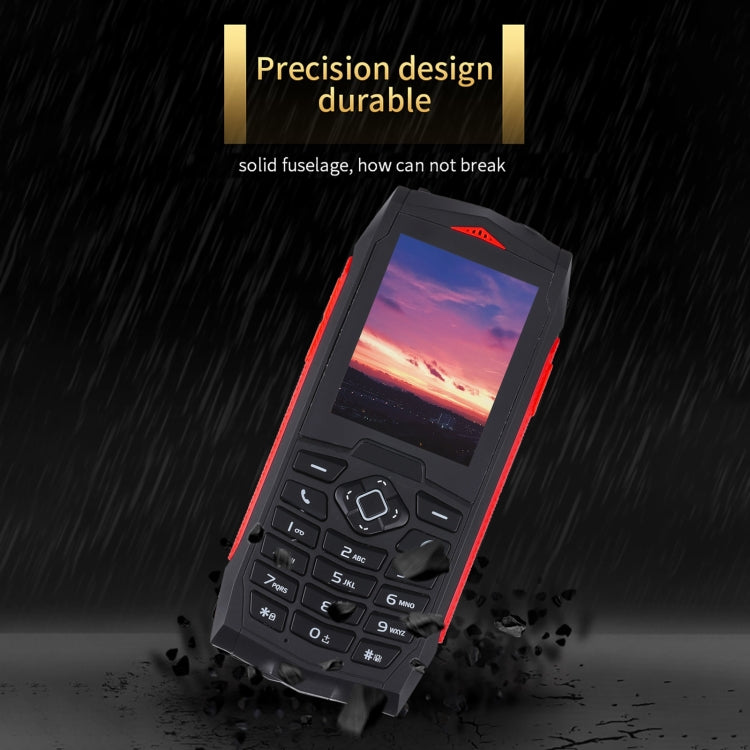 Rugtel R1C Rugged Phone, IP68 Waterproof Dustproof Shockproof, 2.4 inch, MTK6261D, 2000mAh Battery, SOS, FM, Dual SIM(Red) - Others by Rugtel | Online Shopping South Africa | PMC Jewellery