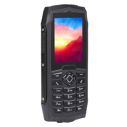 Rugtel R1D Rugged Phone, IP68 Waterproof Dustproof Shockproof, 2.4 inch, MTK6261D, 2000mAh Battery, Loud Box Speaker, FM, Network: 2G, Dual SIM (Black) - Others by Rugtel | Online Shopping South Africa | PMC Jewellery