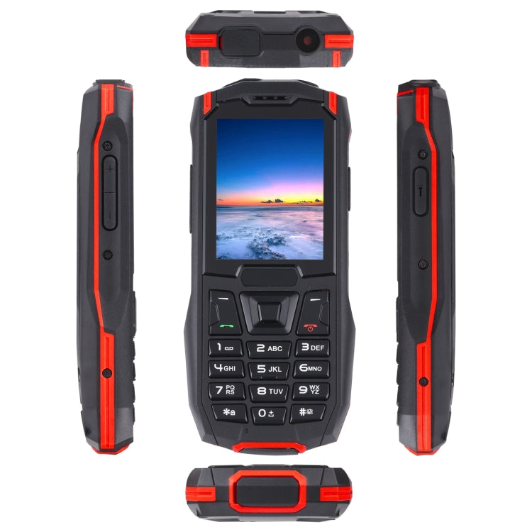 Rugtel R2C Rugged Phone, IP68 Waterproof Dustproof Shockproof, 2.4 inch, MTK6261D, 2500mAh Battery, SOS, FM, Dual SIM(Red) - Others by Rugtel | Online Shopping South Africa | PMC Jewellery | Buy Now Pay Later Mobicred