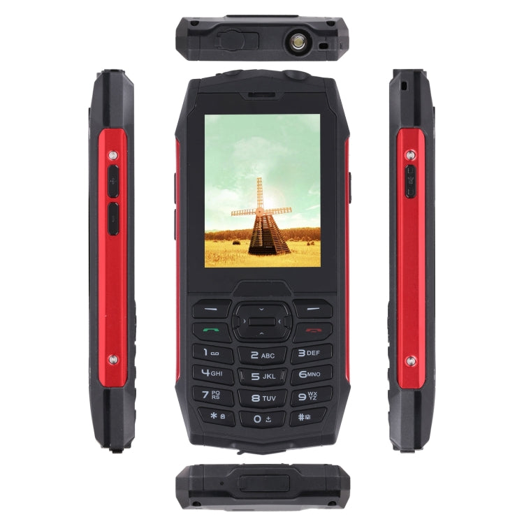 Rugtel R3C Rugged Phone, IP68 Waterproof Dustproof Shockproof, 2.8 inch, MTK6261D, 2000mAh Battery, SOS, FM, Dual SIM(Red) - Others by Rugtel | Online Shopping South Africa | PMC Jewellery | Buy Now Pay Later Mobicred