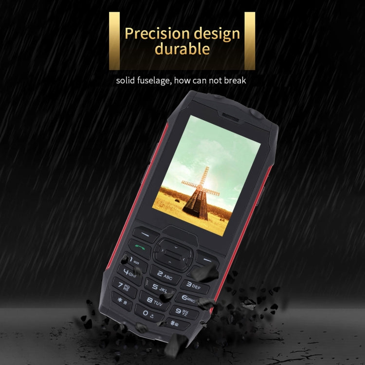 Rugtel R3C Rugged Phone, IP68 Waterproof Dustproof Shockproof, 2.8 inch, MTK6261D, 2000mAh Battery, SOS, FM, Dual SIM(Red) - Others by Rugtel | Online Shopping South Africa | PMC Jewellery | Buy Now Pay Later Mobicred