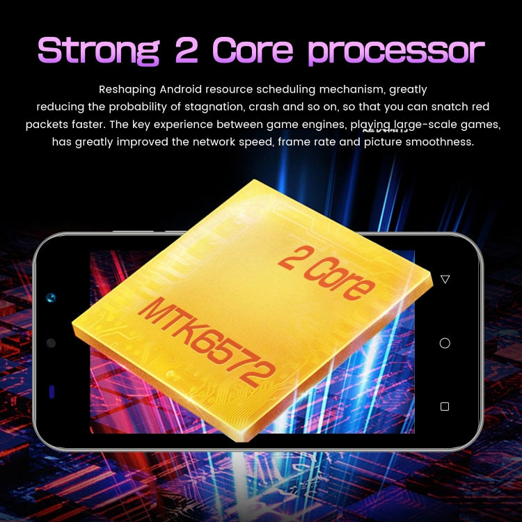 i14 mini HRDP5, 512MB+4GB, 5.0 inch Screen, Face Identification, Android 5.0 MTK6572 Dual Core, Network: 3G (Gold) - free shipping - PMC TechLife - Order now!