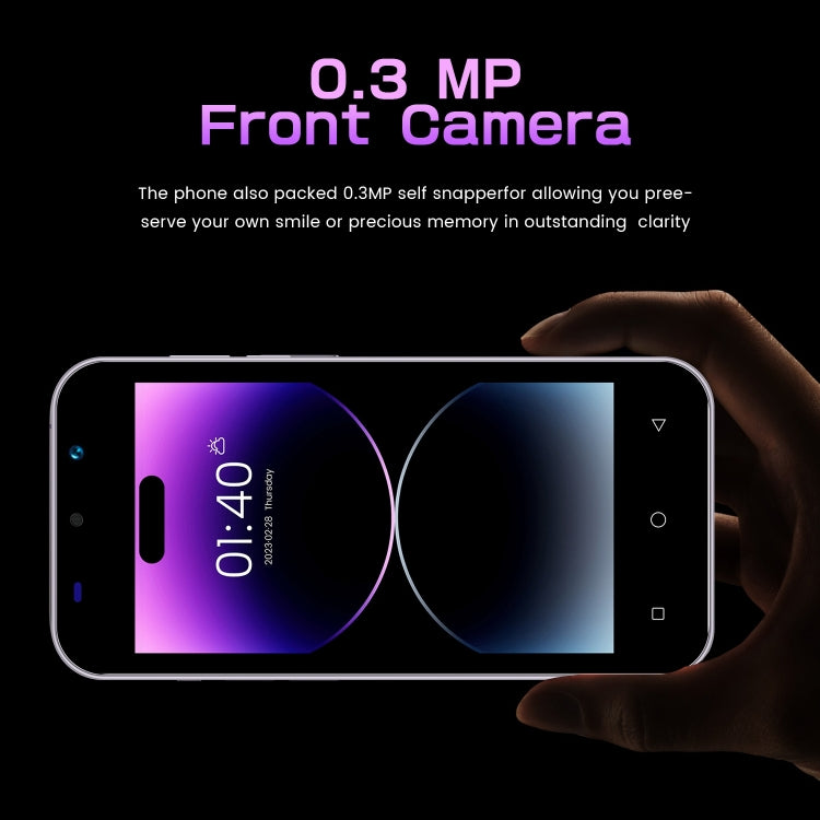 i14 mini HRDP5, 512MB+4GB, 5.0 inch Screen, Face Identification, Android 5.0 MTK6572 Dual Core, Network: 3G (Gold) - free shipping - PMC TechLife - Order now!